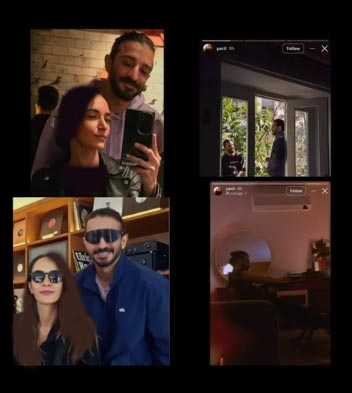 تصاویر عکس سینا ساعی و دختر ایرج طهماسب