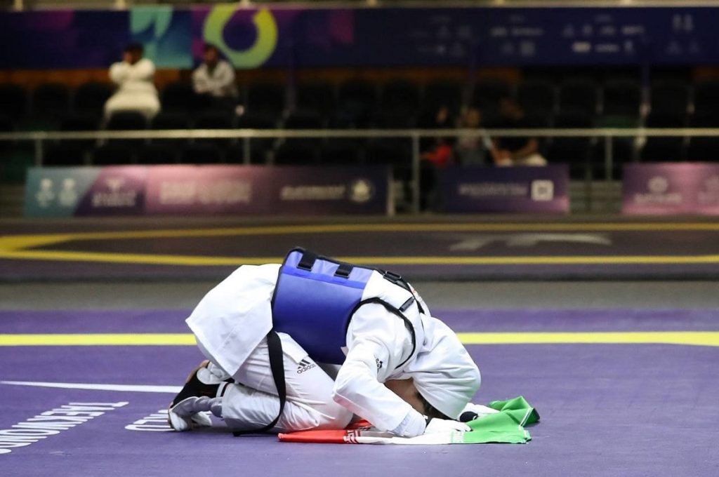 ساینا کریمی، مدال طلای تکواندو