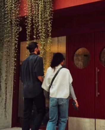 عکس سینا ساعی و دختر ایرج طهماسب