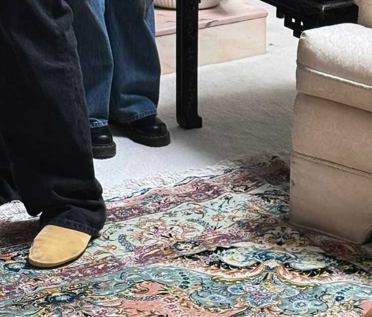 فرش ایرانی در خانه بلا حدید